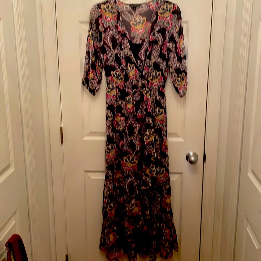 Floral 3/4 length Sleeves Banana Republic Dress - Picture 1 of 7